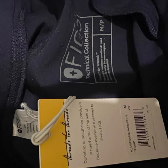 NWT Figs Navy Blue Bottoms - Picture 4 of 6